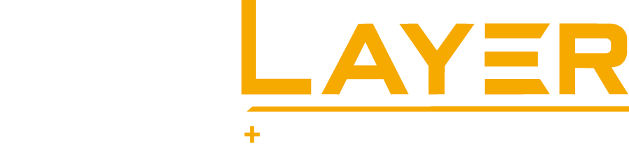 Top Layer Logos_White and Gold TopLayer Roofing and Contracting logo in white